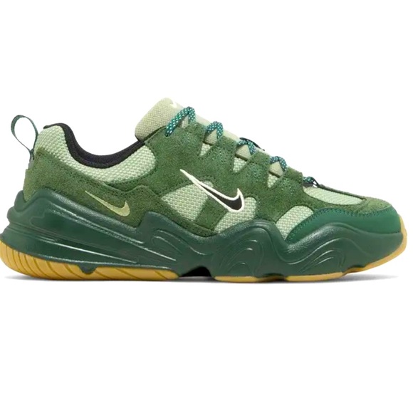 Nike | Shoes | New Nike Tech Herra Oil Green Sneakers | Poshmark